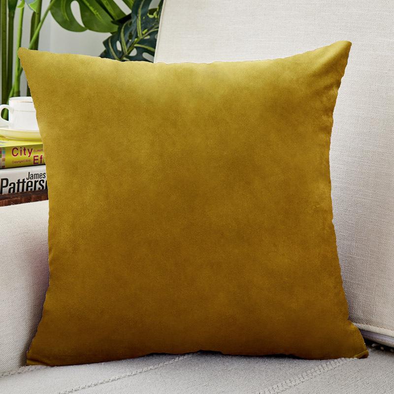Velvet Pillowcase Cushion Cover Light Luxury Velvet Living Room Sofa Cushion Nordic Home Soft Decoration
