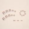 Glitter Simple Style Press-On Toenail Art