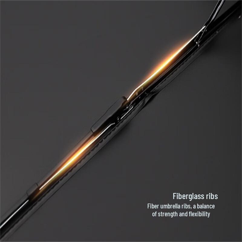 UV Protection Three-Fold Wooden Handle Umbrella