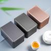 Mini Leere Teedose Haushaltsgrün Schwarztee Versiegeltes Glas Tragbare Reise Kleine Teeverpackungsbox Papieraufbewahrungsdose