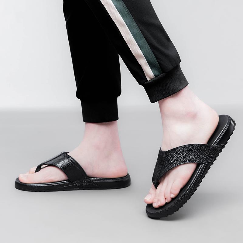 Fashion Cool Half Drag Brand Summer Beach Men Slippers Fashion Men's Casual Shoes Mens Beach Flip Flops Simple Male Flats Men's Shoes
