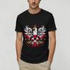 Vintage Poland Polish Flag T Shirt Summer Pure Cotton T Shirts For Unisex Leisure Tee Shirt Short Sleeve Y2K Basic Top Tees