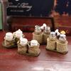 Retro American Country Chef Seasoning Jar - Stylish Home or Cafe Decoration Ornament