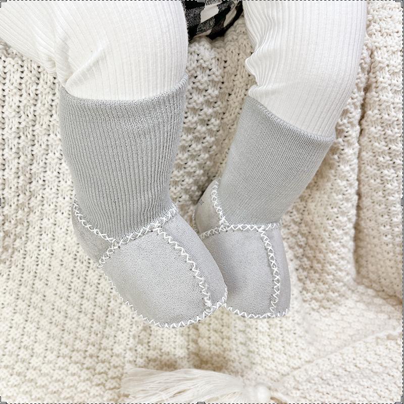 Newborn Non-slip Anti-wool Soft Sole Baby Toddler Shoes for Boys & Girls