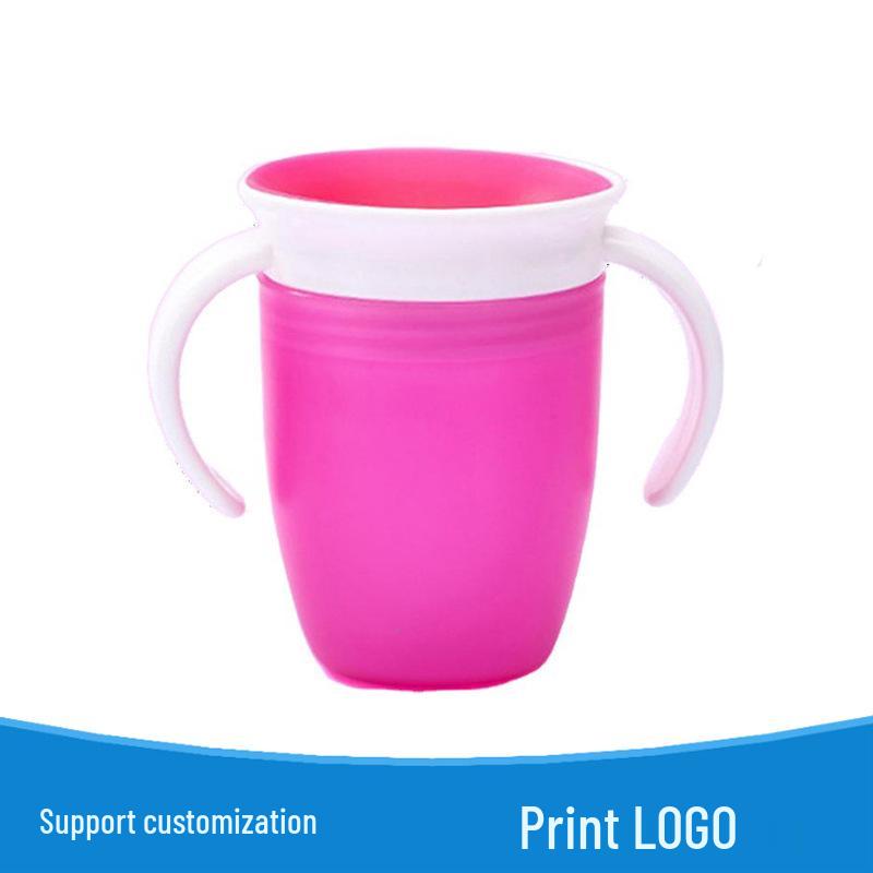 Leak-Proof 360° Toddler Sippy Cup with Handles - Anti-Choke, Drop-Resistant, Lightweight Design