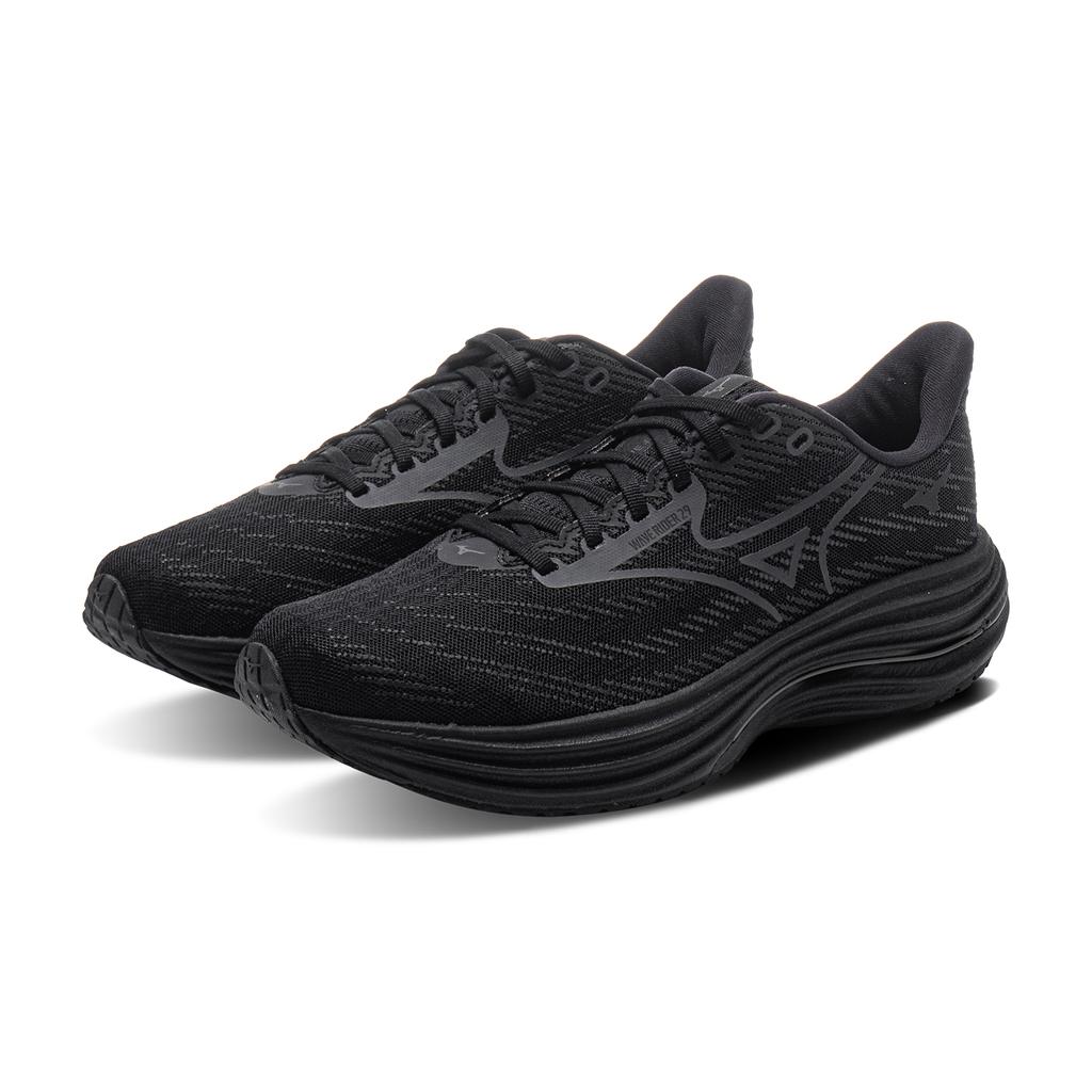 Mizuno Wave Rider 29 Trendy Low-Top Running Shoes Unisex Sneakers Black J1GC250503