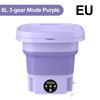 Foldable Washing Machine 8L With Drying Underwear Panties Socks 12W 3 Modes Automatic Washing Machine With Spinning Dry Washer