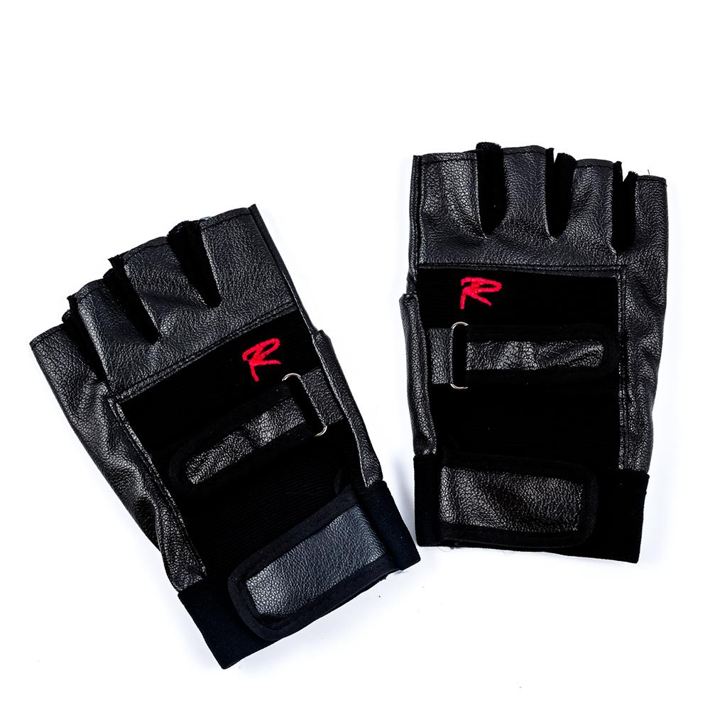 Warm Outdoor Motorcycle Gloves Fingerless Gloves Half Finger Cycling Gloves чёрный