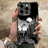 B-Bloodborne Game Plating Phone Case For Iphone 16 17 Pro Max Air 16E 14 15 Plus 12 13 Mini Anti-Fall Airabag Cover