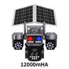 Dual-Lens Solar-Powered Surveillance & Zoom Camera