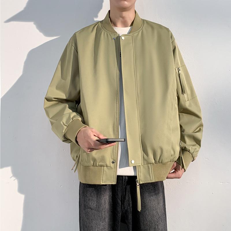 Retro Flight Jacket Men's Spring and Autumn New Trendy Brand Loose Casual Baseball Uniform Jacket Men's Large Size
