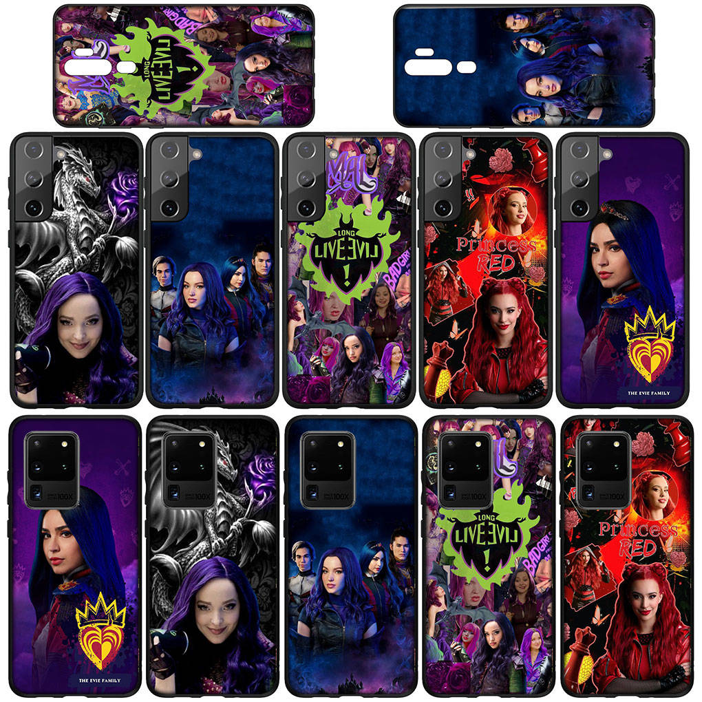 for Samsung Galaxy S24 S23 iPhone 16 15 14 Xiaomi Redmi Note 13 12 11 10 8 Plus 9 Pro Max X XR A16 A06Phone Case Anime Descendants OPPO Huawei Cover