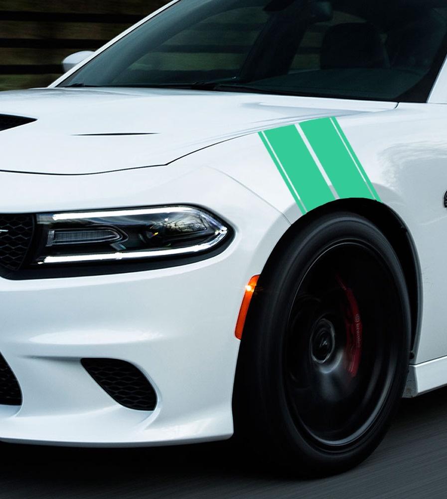 Premium Quality Hash Racing Stripe Decal For Car Truck Suv Fender Hood Bumper