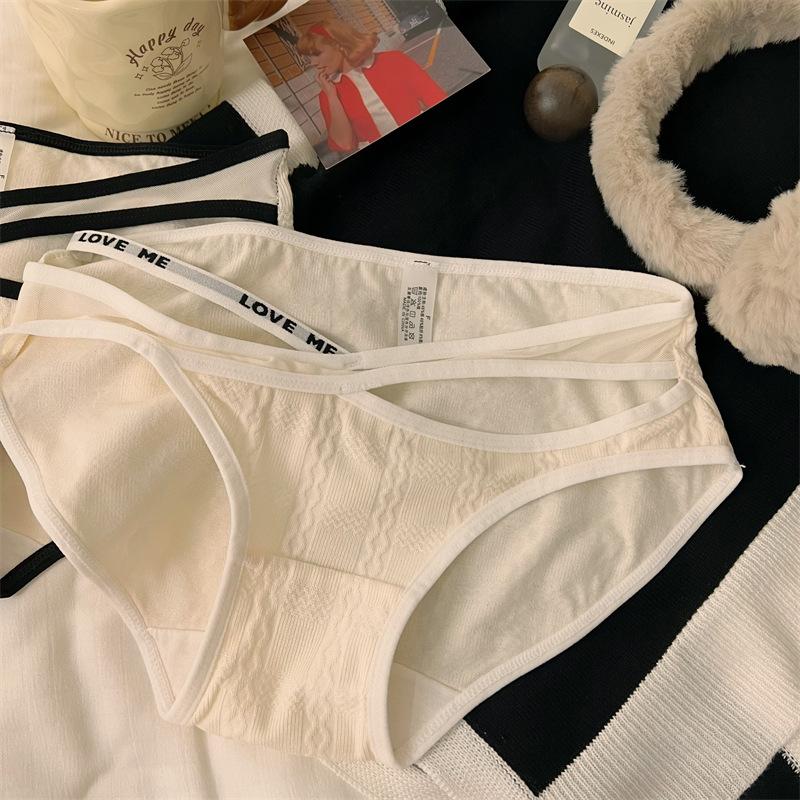 Sexy Pure Desire Unterwäsche für Damen, schmale Taille, Design mit ausgehöhltem Slip, bequem, atmungsaktiv, nahtlos, Dreieckshöschen für Damen