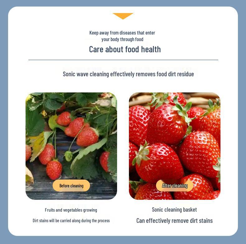 Portable Automatic Fruit and Vegetable Purifier & Multi-Function Cleaning Machine