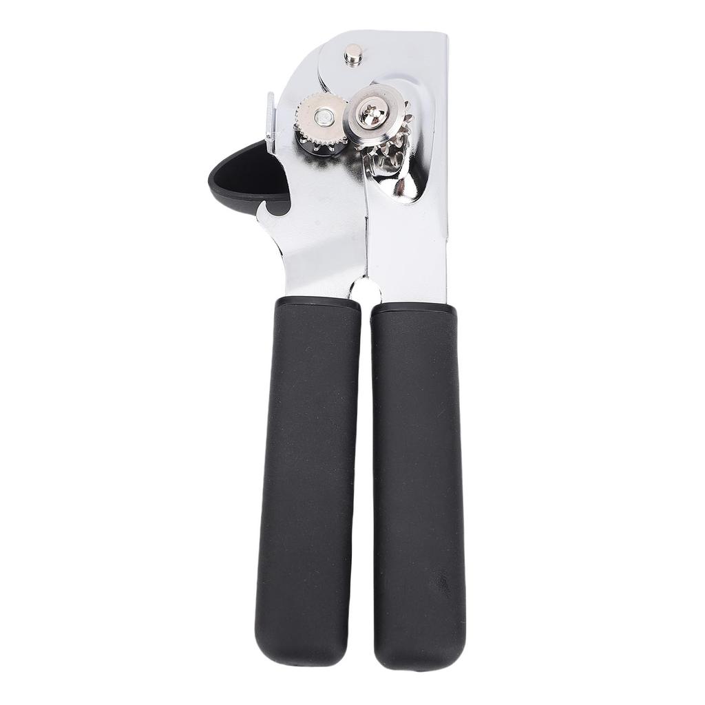 Manual Can Opener TPR Stainless Steel Multifunctional Handled Can Opener Kitchen Essentials Tool for Camping