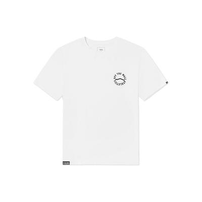 Vans Buchstaben-Logo-Print Rundhals Kurzarm T-Shirt Unisex T-Shirts VN0002JKWHT