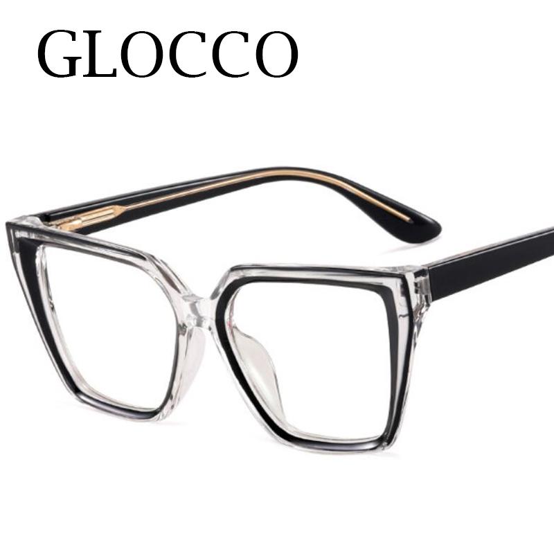 Fashion Square Reading Glasses Women Men Trendy Colorful Big Frame Blue Light Blocking Computer Eyeglasses +2 +5