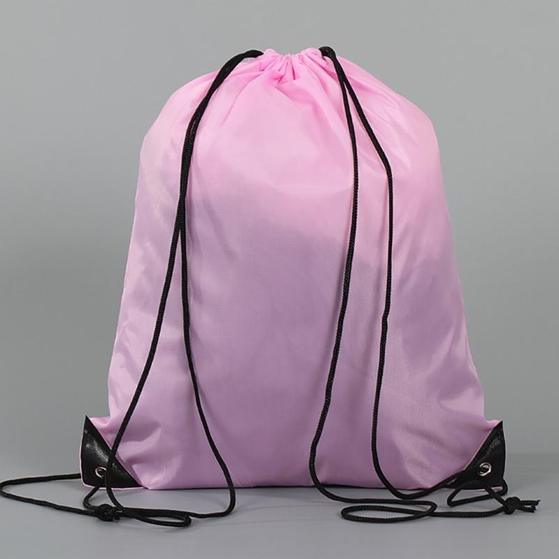 Drawstring Fitness Bag Water Resistant Oxfordcloth Sports Bag Light Weight Drawstring Backpack for Climbing Hiking
