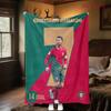 Cristiano Ronaldo: Goal Machine blanket Home Decor Soft and comfortable Office rest blanket Air conditioning blanket Nap Blanket