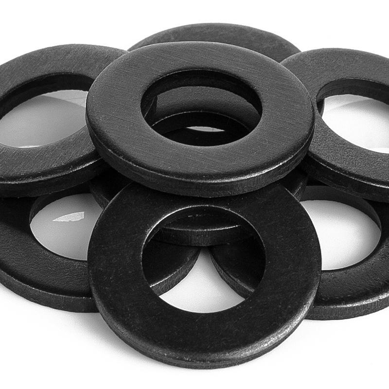 Black High-Strength 8.8 Grade Flat Washer Set, 360/500PCS