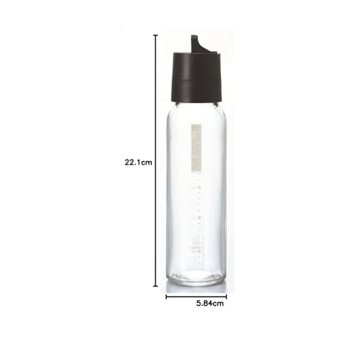 HARIO One Touch Dressing Bottle 240ml Black ODB-240-B