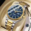 Men Sport Quartz Date Week Luxury Man Wristwatch Waterproof Luminous Stainless Steel Men's Watches Reloj