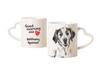 Brittany Spaniel, Brittany Wiegref - Cup with a Dog, Adorable Cup with a Heart-shaped Handle, Universal Gift from the Brand