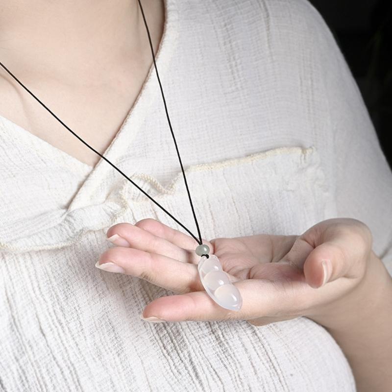 Unique Natural Jade Stone Necklace with Traditional Ethnic Designs Perfect for Cultural Event and Daily Wear