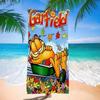 Anime G-Garfields Cat Microfiber Blanket Quick Drying Beach Towels Oversized Printing Super Absorbent Pool Towel Blanket