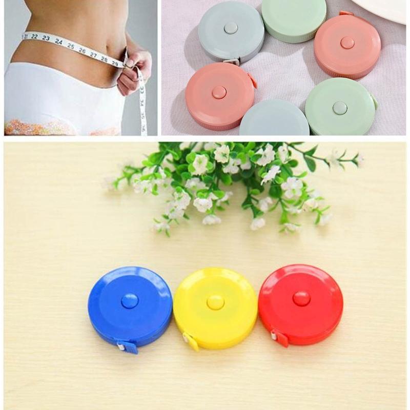 Retractable Measuring Tape Portable Body Tape Measure 1.5Meter for Fabric Sewing