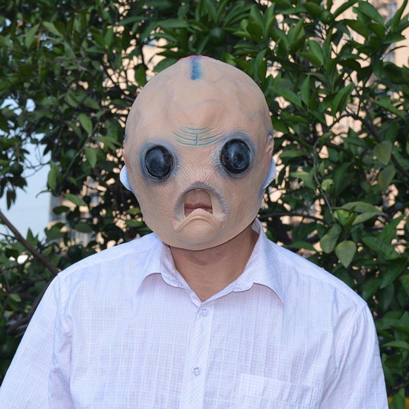 Halloween mask New latex alien horror ghost mask UFO Sci-fi movie themed mask