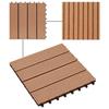 VidaXL 22x Terrace Tiles Patio Tiles Balcony Tiles Garden Tiles Floor Tiles 277801
