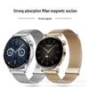 Compatible Milanese Double Magnetic Metal Watch Strap for Huawei Watch GT 4/GT Pro.