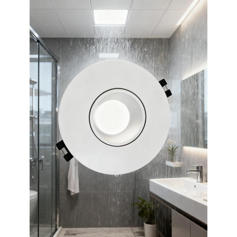 JOYINLED 1/2/4PCS Waterproof 70-80mm Recessed Downlight Mounting Frame LED Ceiling Light Holder Universal Spot Lighting Bracket