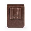Leather Waist Bag for Samsung Fold8 & Huawei Pura X Max - Crazy Horse Folding Phone Case