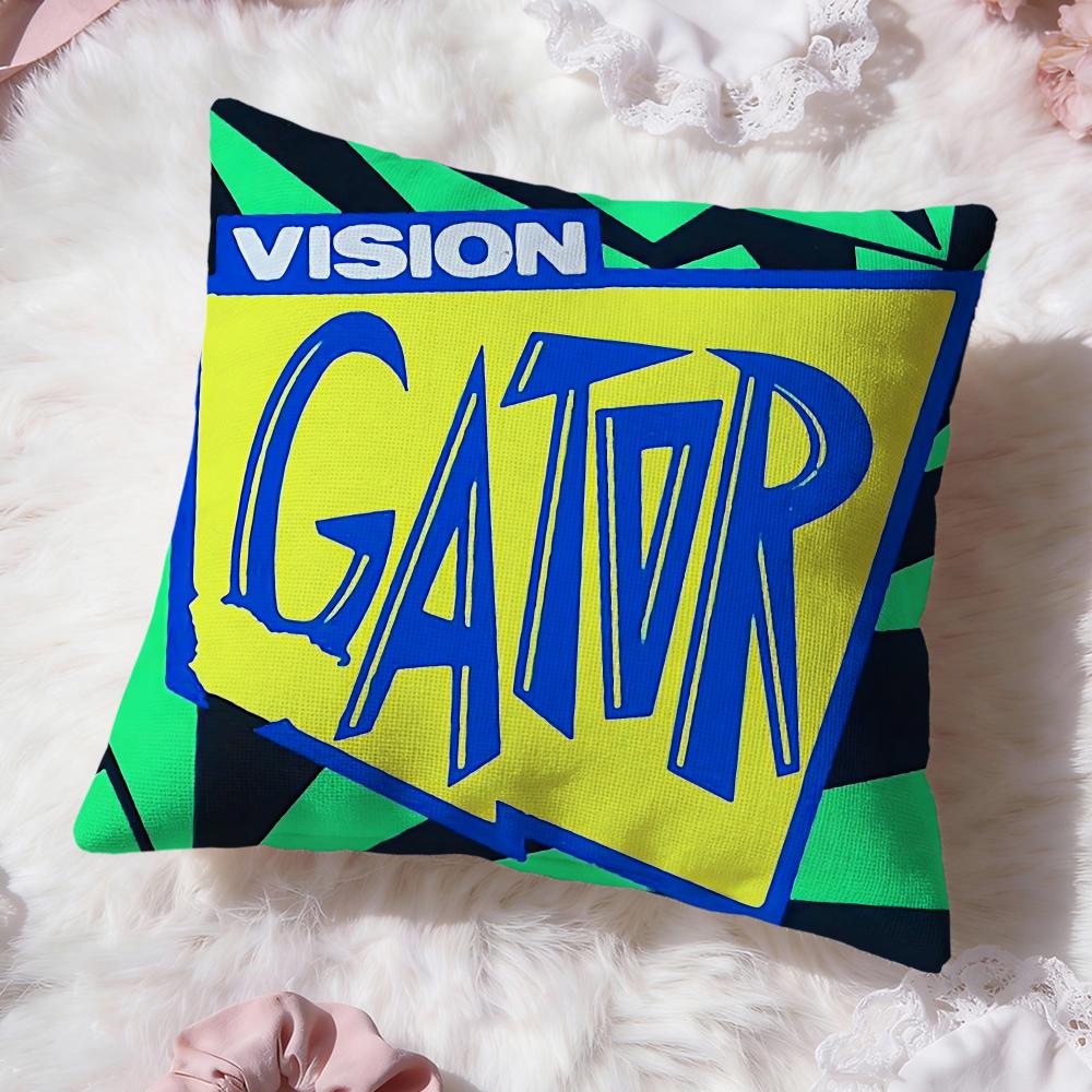 Brand V-Vision Street WearS Cushion Cover Premium Comfort Reversible Pillow Cove -Two in One Design for Any Room & Car Interior