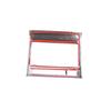 For Toyota Tacoma 2011-2015 ABS Carbon Fiber/Red Car Central Control Air Conditioning Vent Decorative Frame Car Accessories