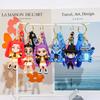 Kpop Demon Hunters Keychain Cartoon Rumi Mira Zoey Tiger Anime Character Pendant Keyring Backpack Hanging Decoration Fans Gift