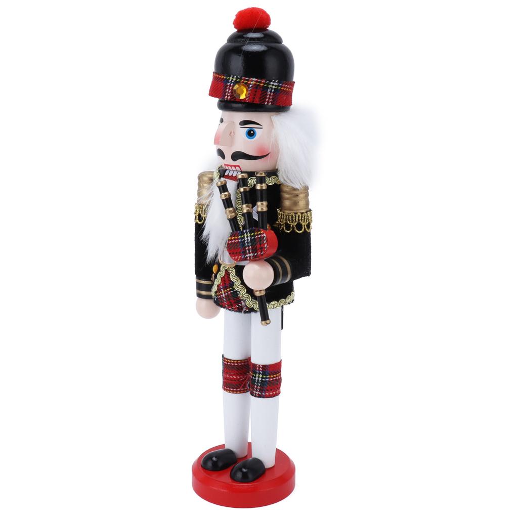 Nussknacker Soldat Puppe Marionette Holzhandwerk Weihnachten Weinschrank Dekoration Ornament1410A