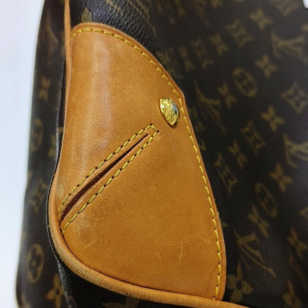 [Pre-Owned] Estrela Medium Brown Coated Canvas Monogram Crossbody Handbag Shoulder Bag - Fair #1PZ8E8Q