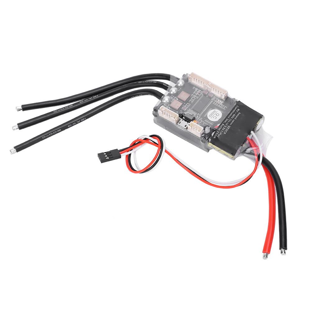 Elektrischer Drehzahlregler Einzelantrieb V6 Mini FSESC4.20 50A Aluminium-eloxierter Kühler