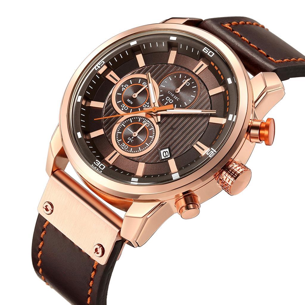 Curren High Quality Watch Waterproof Quartz Wrist Analog Digital Leather Fashion Casual Business Men Sports Watches