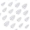 Black Polka Dot Almond Shape Wearable False Nails