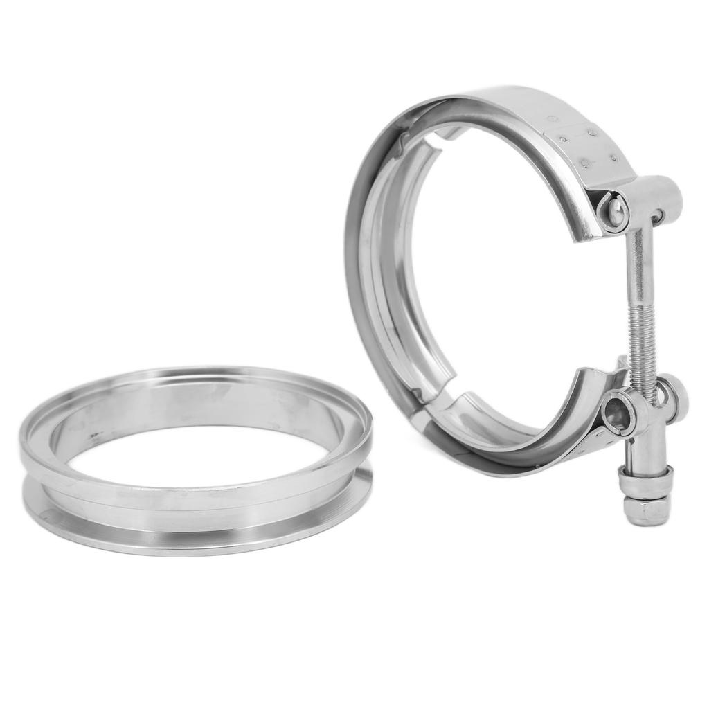 4in Downpipe Clamp Flange V Band Kit Replacement for Turbo S200 S200‑SXE S300 S300‑SXE S200SX S300 S257 S366