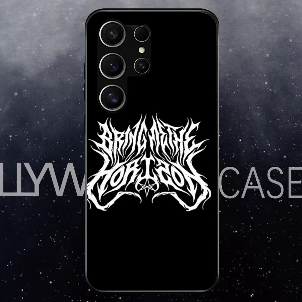 BAND Bring Me The Horizon Phone Case For Samsung S25 Edge Ultra S23 S22 S21 S20 Ultra Plus S24 Fe A54 A53 A25 Glass Cover