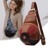 Stitching Women's Bag Hat Line Chest Bag Outdoor Shoulder Crossbody Bag