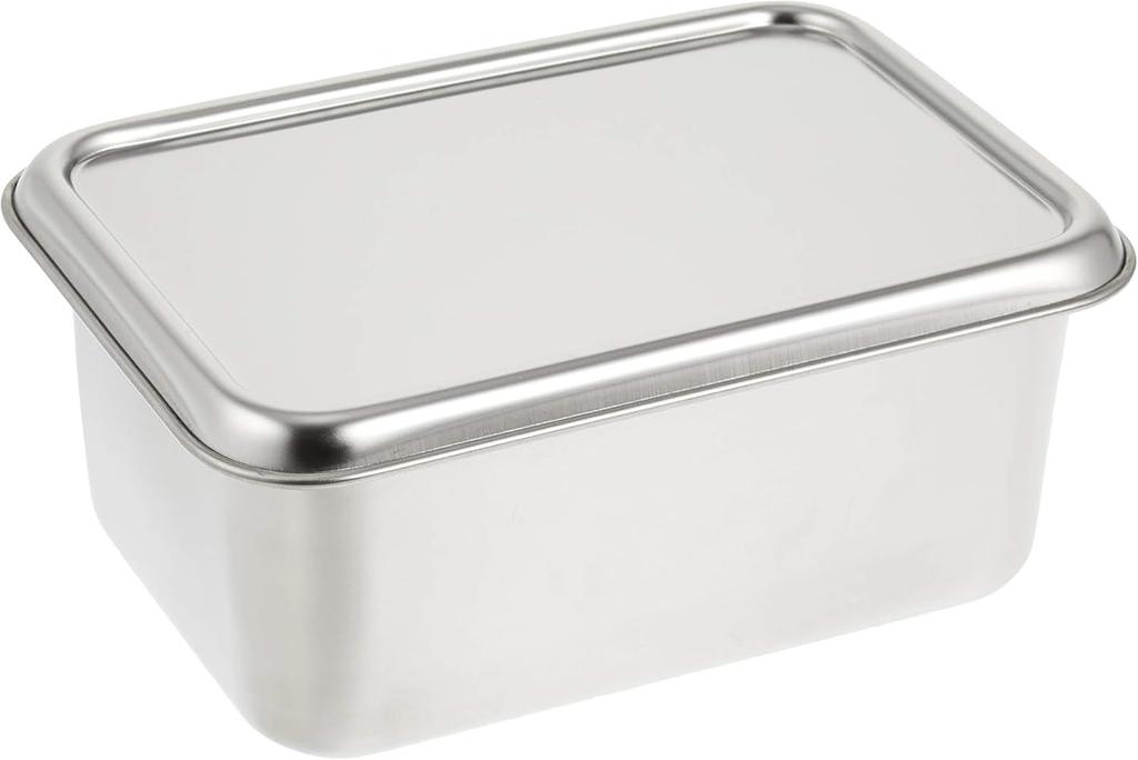Kanda Storage Container, Yogurt Drainer Tray, Made in Japan (Tsubame-Sanjo), Stainless Steel, 038059