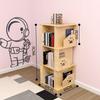360° Rotating Solid Wood Kids Bookshelf