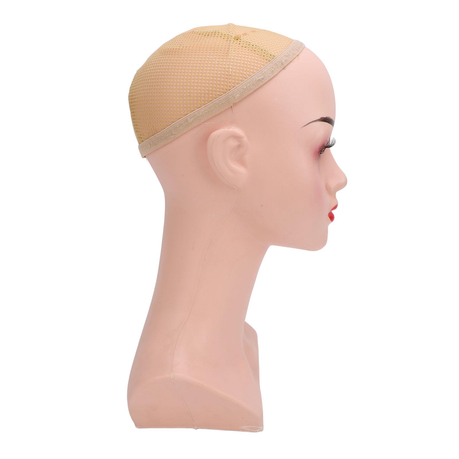 

Манекен голова водонепроницаемая устойчивая женская лысая голова манекена для демонстрации парика ювелирных изделий шляпы